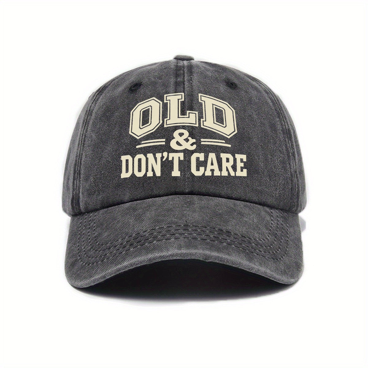 🔥Vintage Distressed"OLD & DON'T CARE"Cap