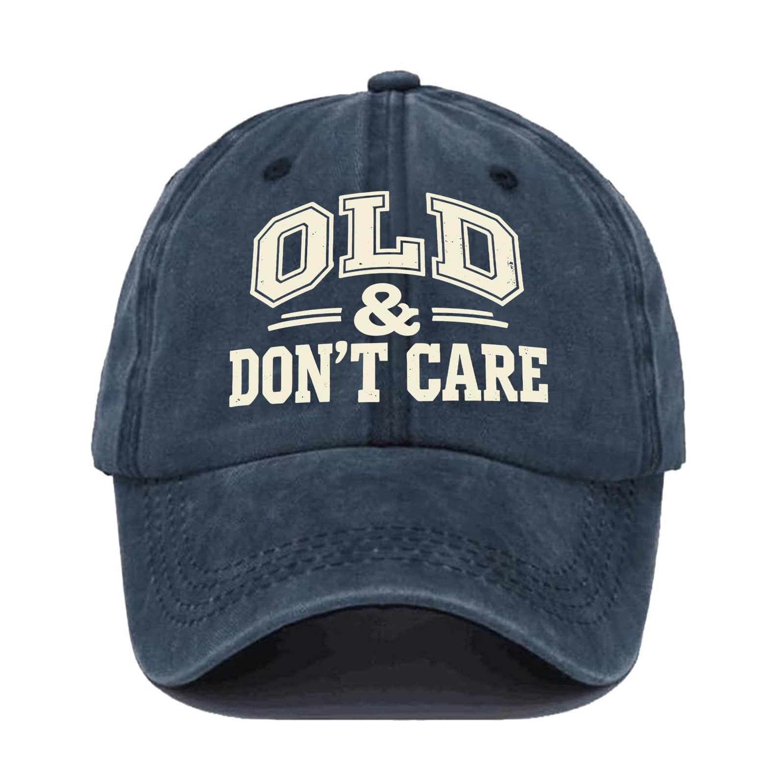🔥Vintage Distressed"OLD & DON'T CARE"Cap