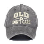 🔥Vintage Distressed"OLD & DON'T CARE"Cap