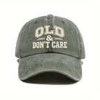 🔥Vintage Distressed"OLD & DON'T CARE"Cap