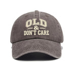 🔥Vintage Distressed"OLD & DON'T CARE"Cap