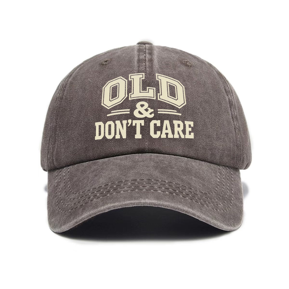 🔥Vintage Distressed"OLD & DON'T CARE"Cap