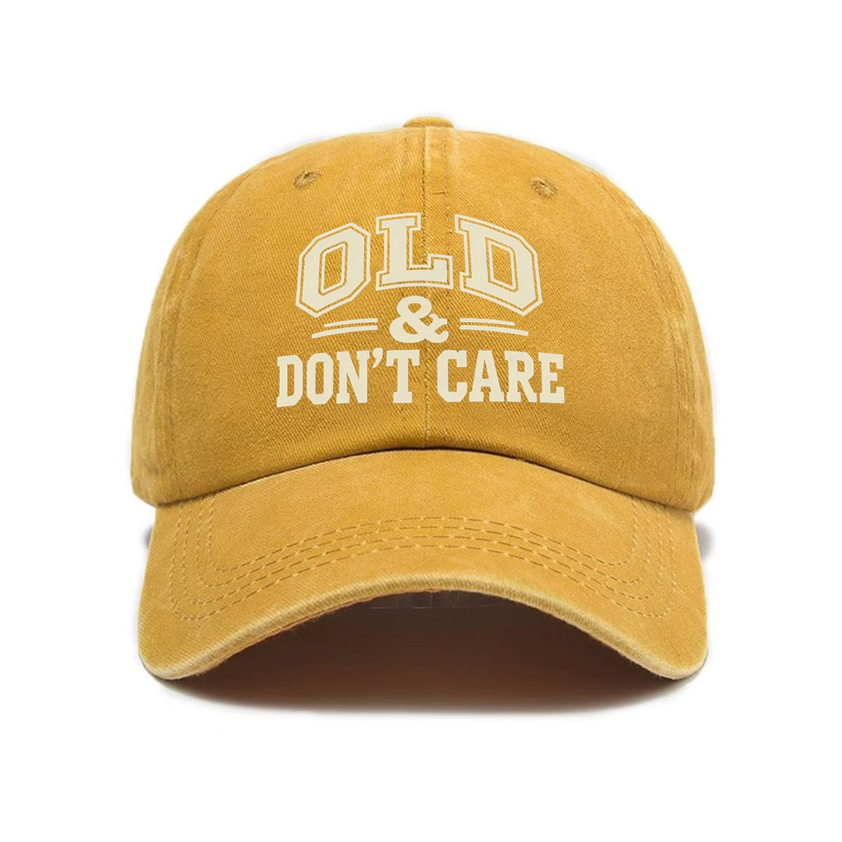 🔥Vintage Distressed"OLD & DON'T CARE"Cap