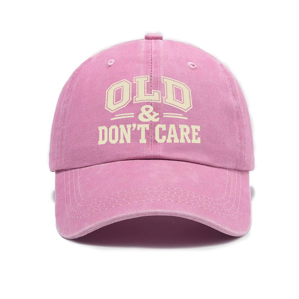 🔥Vintage Distressed"OLD & DON'T CARE"Cap