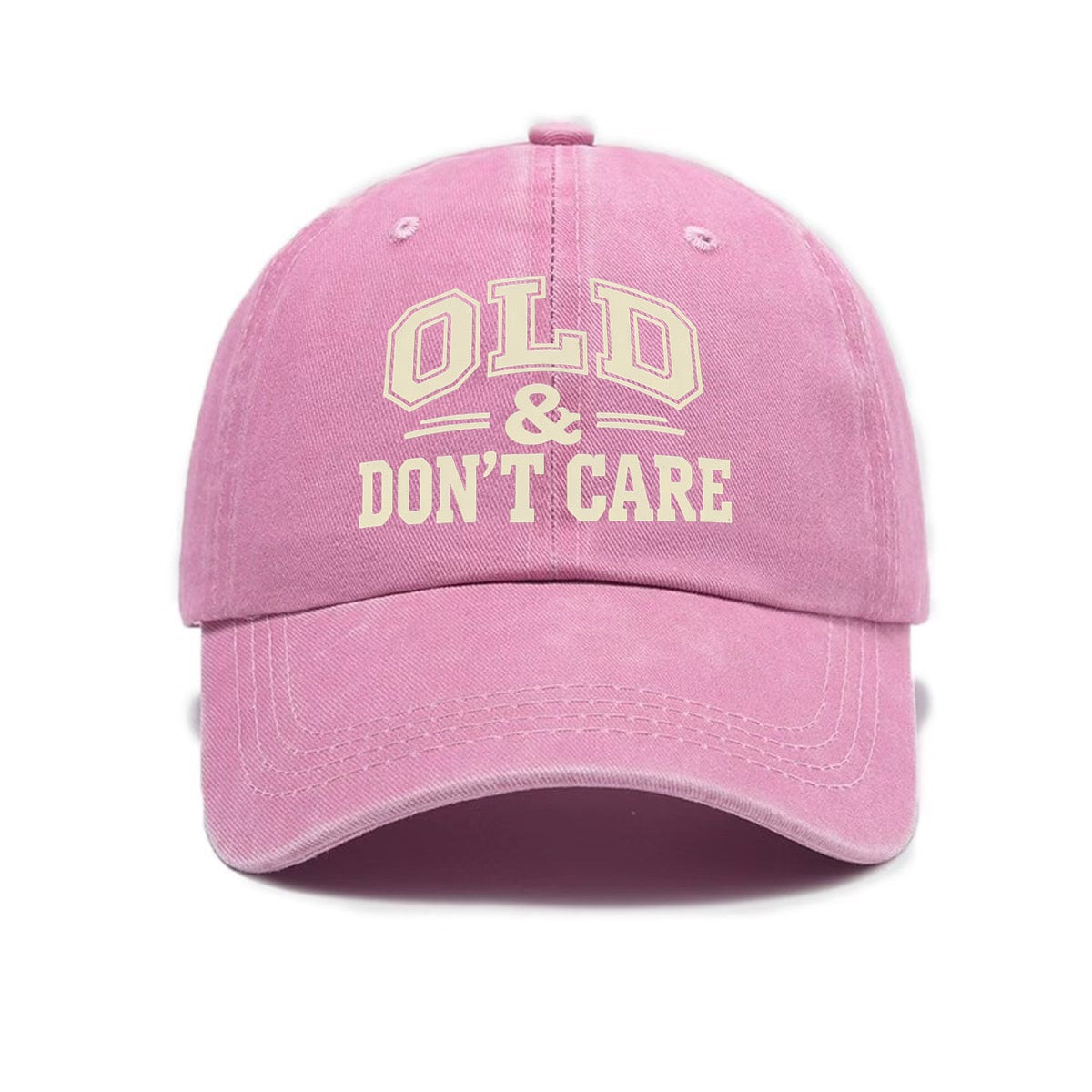 🔥Vintage Distressed"OLD & DON'T CARE"Cap