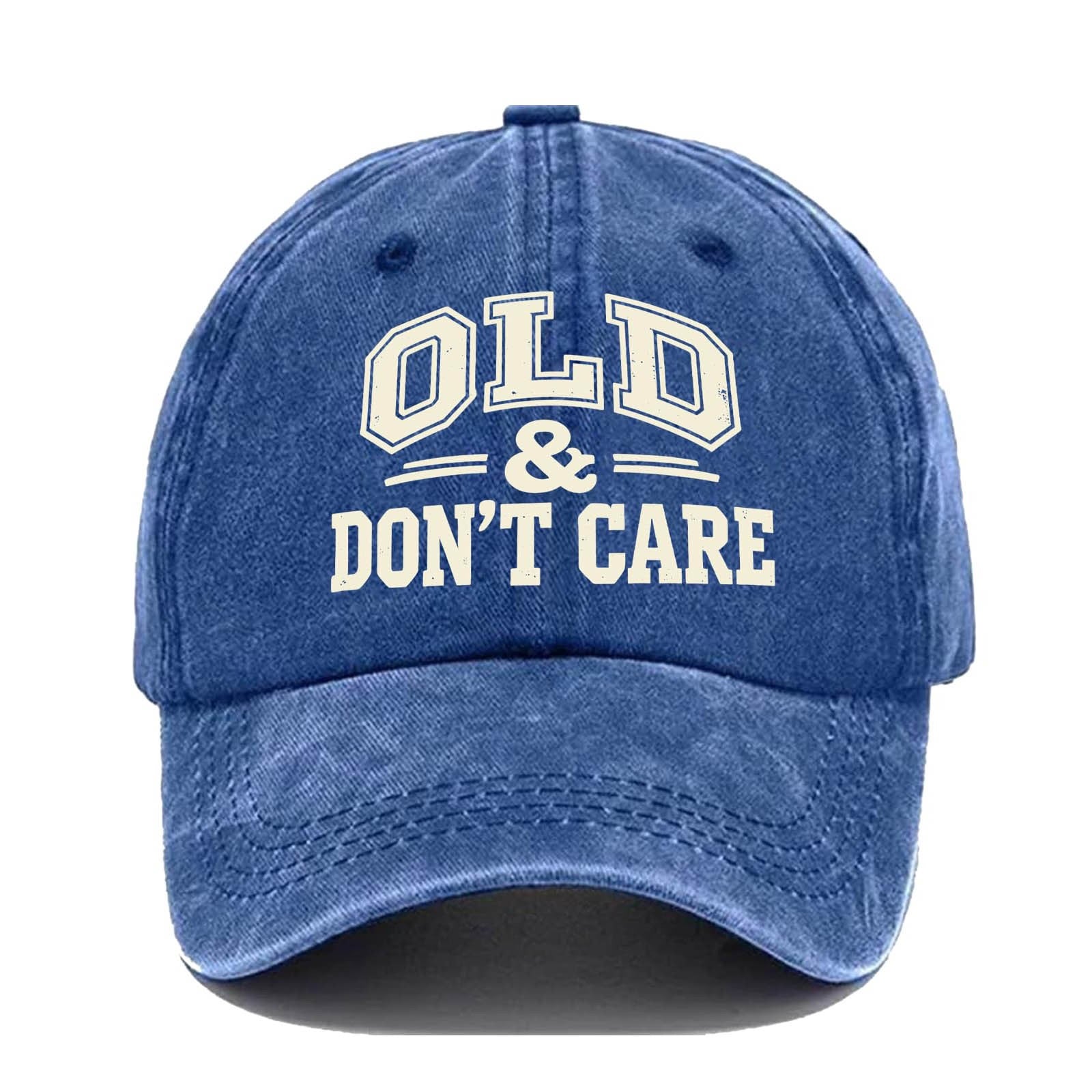 🔥Vintage Distressed"OLD & DON'T CARE"Cap