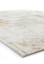 Verona Beige - White Rug