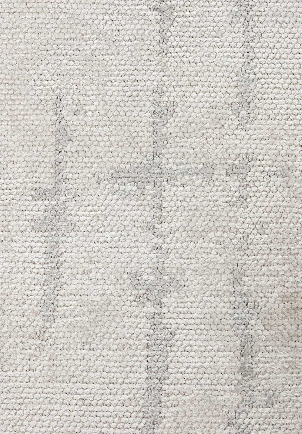 Pisa Light Grey - White Rug
