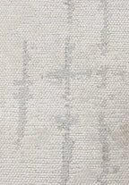 Pisa Light Grey - White Rug