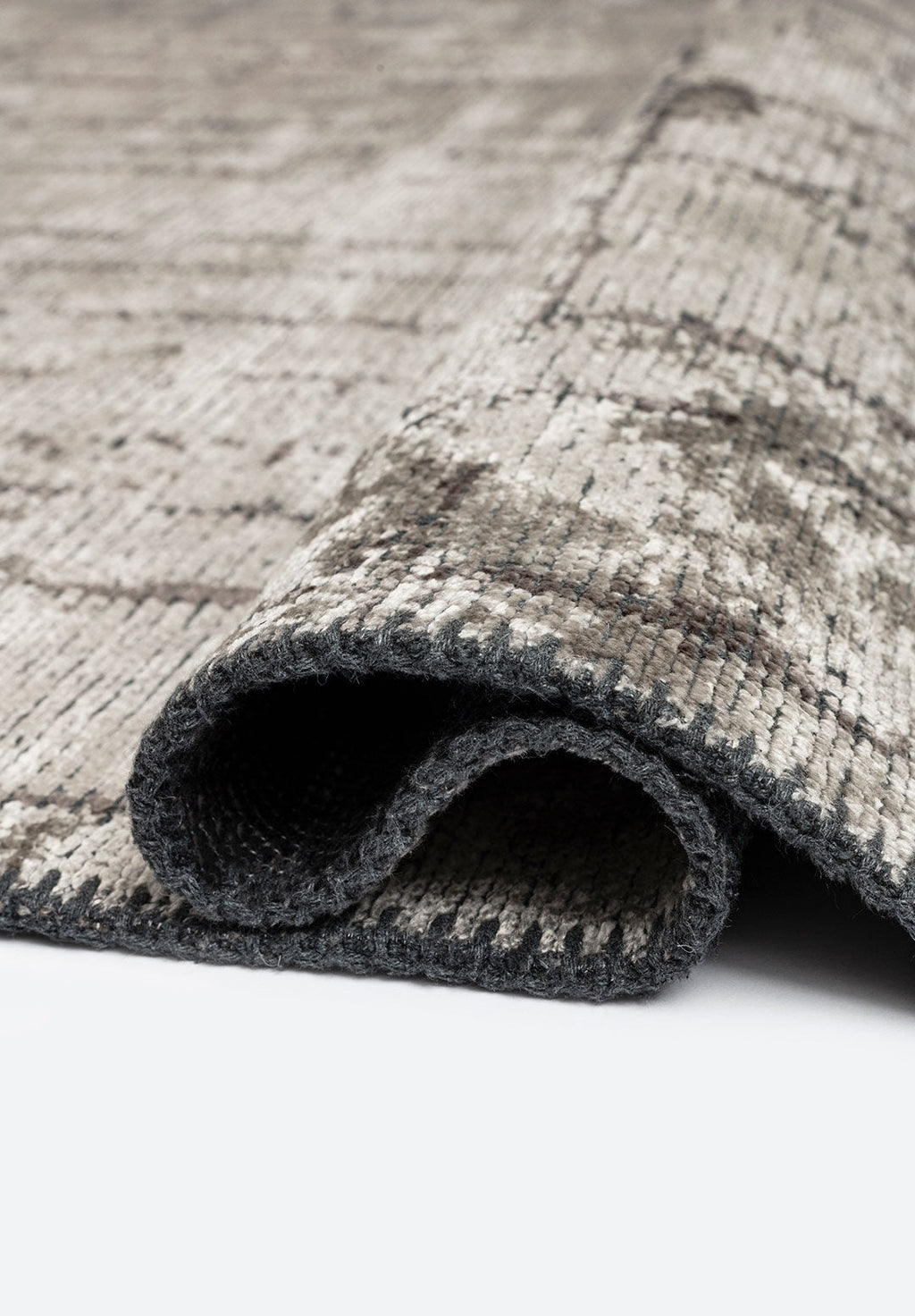 Pisa Dark Grey - Cream Rug