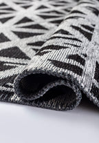 Torino Black - Light Grey Rug