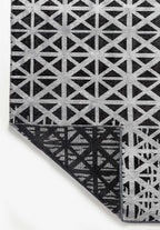 Torino Black - Light Grey Rug