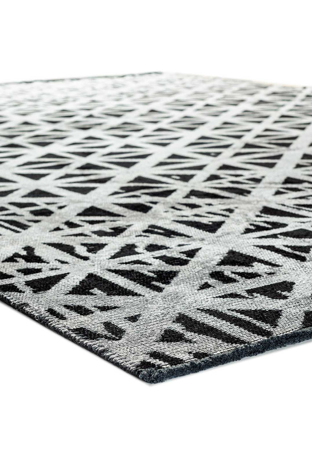 Torino Black - Light Grey Rug