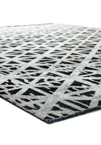 Torino Black - Light Grey Rug