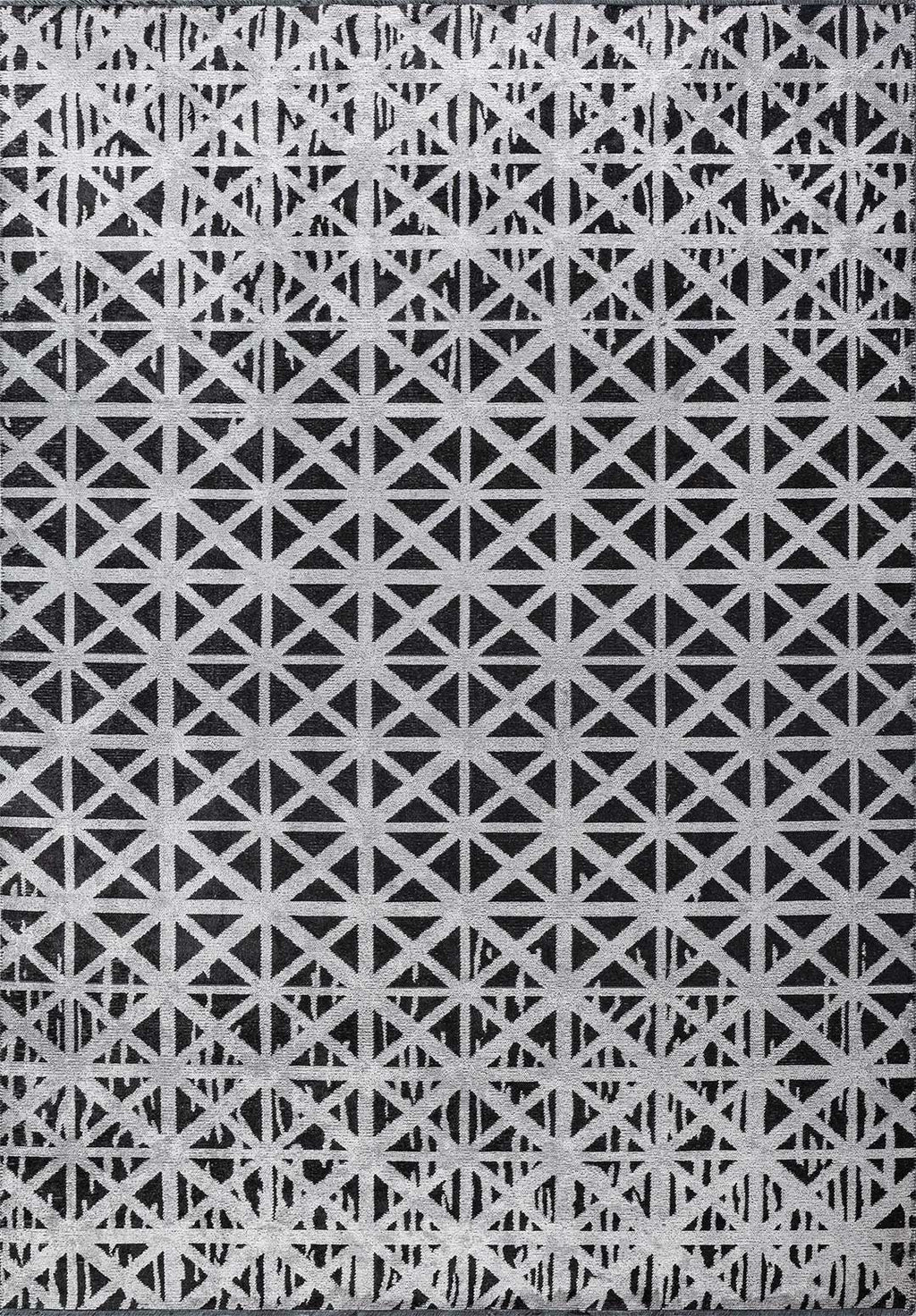Torino Black - Light Grey Rug
