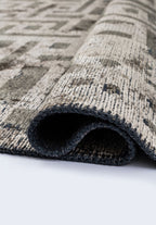Rome Anthracite - Beige Rug