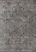 Rome Anthracite - Beige Rug