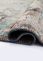 Rome River Green - Beige Rug