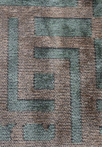Rome River Green - Beige Rug