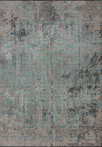 Rome River Green - Beige Rug