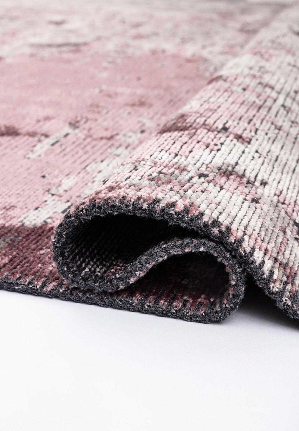Milan Light Grey - Damson Rug