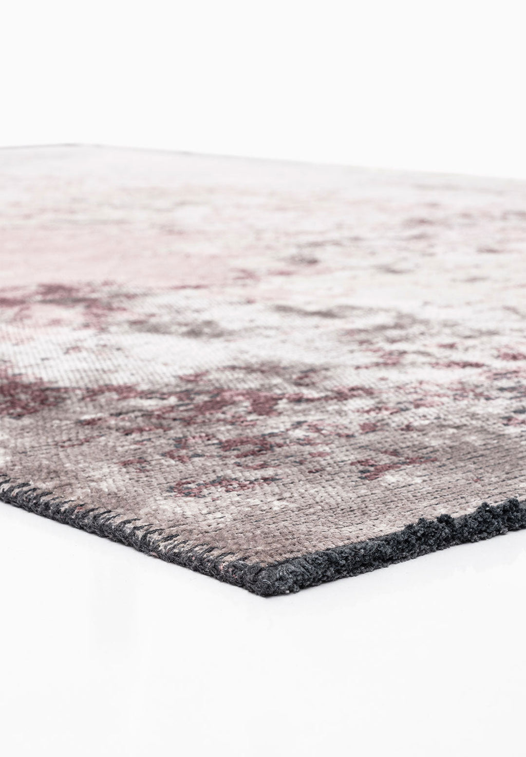 Milan Light Grey - Damson Rug