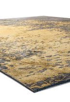 Milan Anthracite - Gold Rug