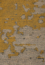 Milan Dark Beige - Mustard Rug