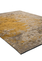 Milan Dark Beige - Mustard Rug