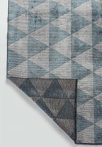 Ferrara Blue - Light Grey Rug