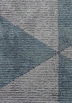 Ferrara Blue - Light Grey Rug