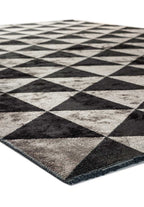 Ferrara Black - Light Grey Rug