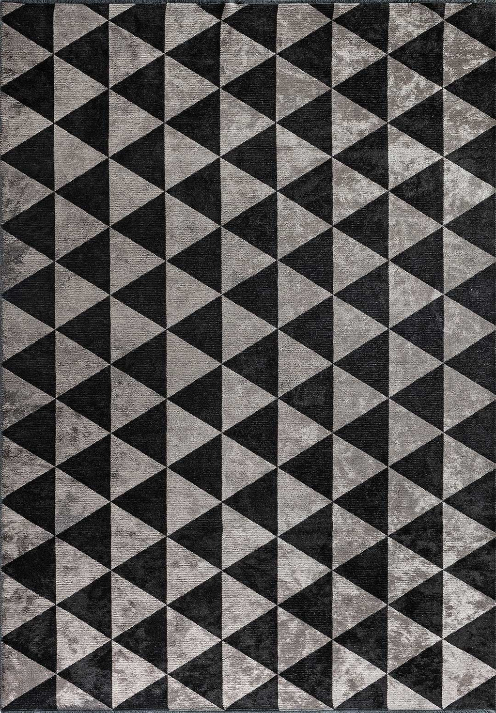 Ferrara Black - Light Grey Rug