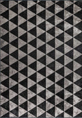 Ferrara Black - Light Grey Rug