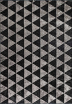 Ferrara Black - Light Grey Rug