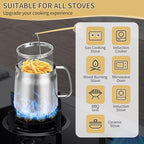 68oz 201 Stainless Steel Deep Fryer Pot with Basket & Strainer, Large Capacity Bacon Grease Container for Kitchen,Frying, Cooking, Camping,Oil Filter Container - Dishwasher Safe