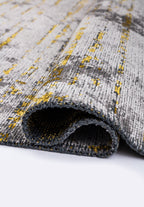 Como Light Grey - Yellow Rug