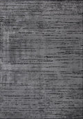 Como Light Grey - Black Rug