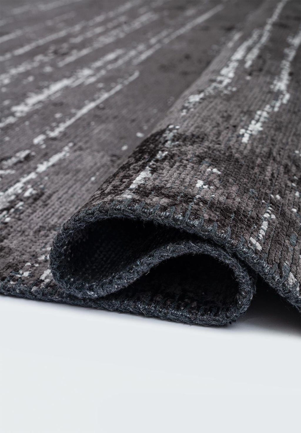 Como Charcoal - Light Grey Rug