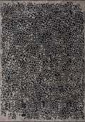 Bologna Matte Black - Beige Rug
