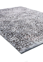 Bologna Charcoal - Ice Blue Rug