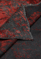 Nostalgia Matte Black - Red Rug