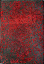 Nostalgia Matte Black - Red Rug