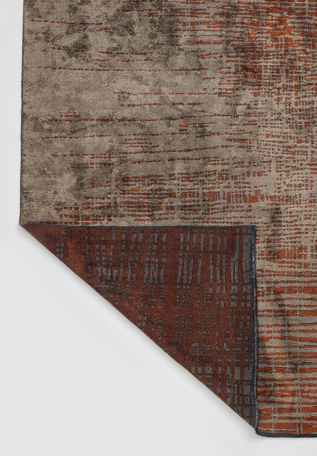 Breeze Dark Beige - Rust Rug