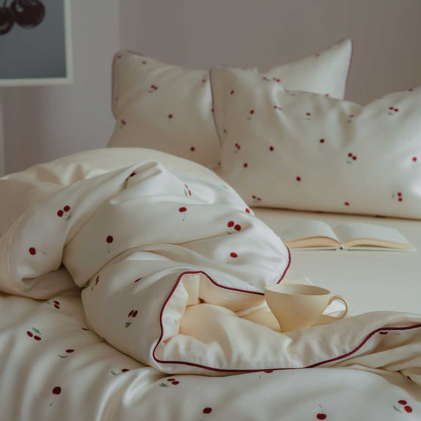 Cherry Lyocell Bedding Set