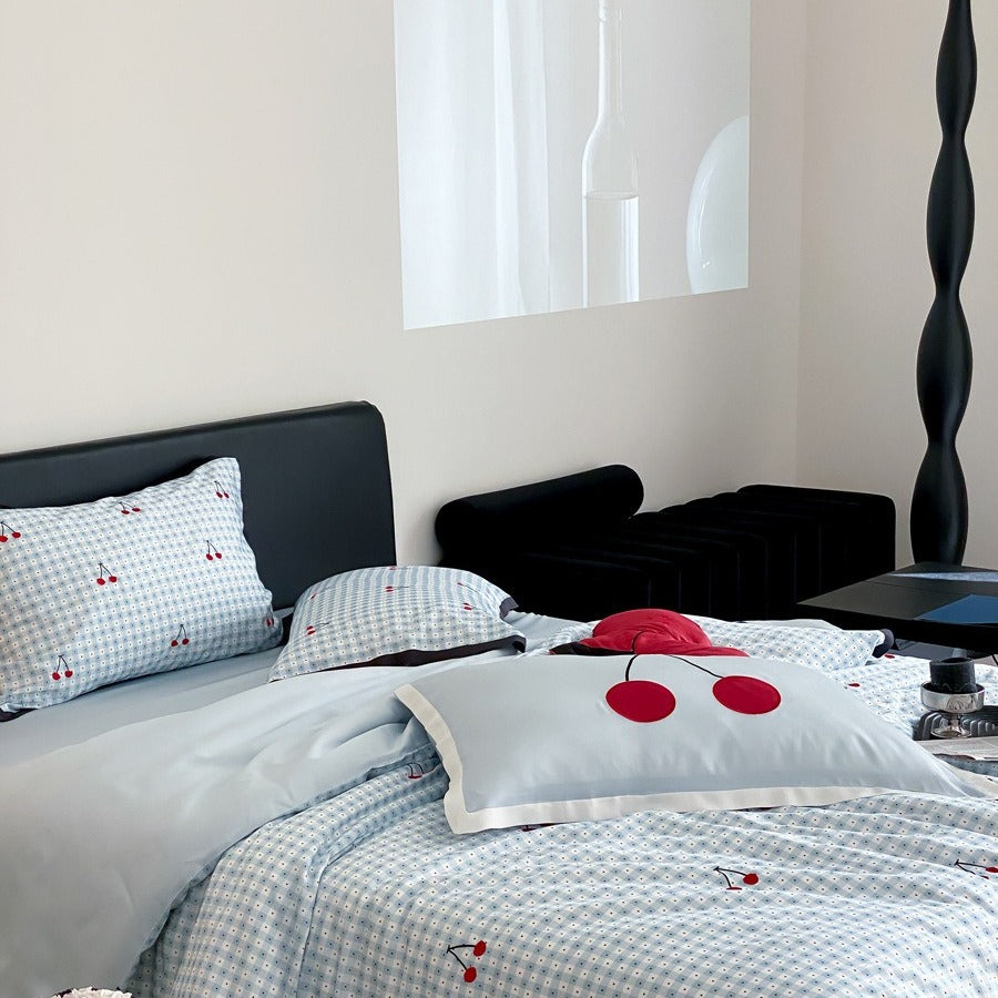 Cherry Soda Lyocell Bedding Set