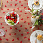 Love Heart Mesh Tablecloth