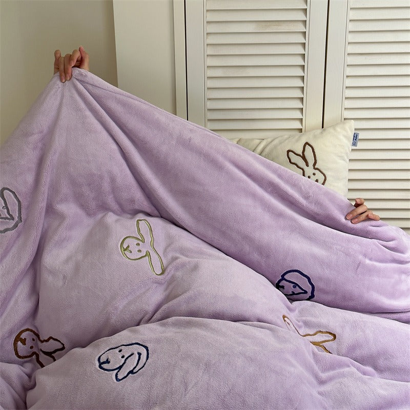Warm Bunny Bedding Set