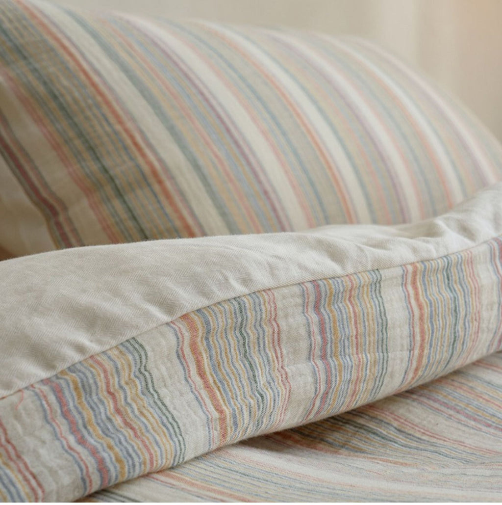 Rainbow Stripe Bedding Set