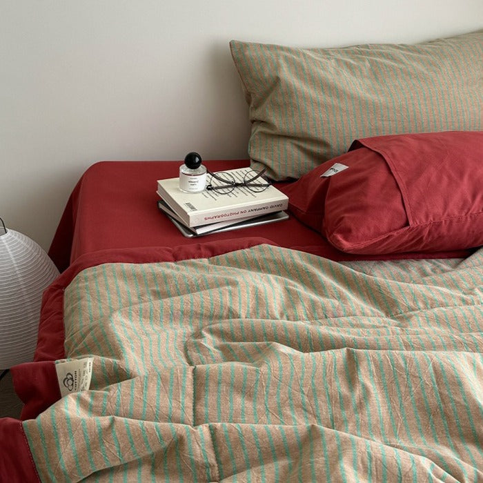 ColourPop Stripe Summer Quilted Blanket